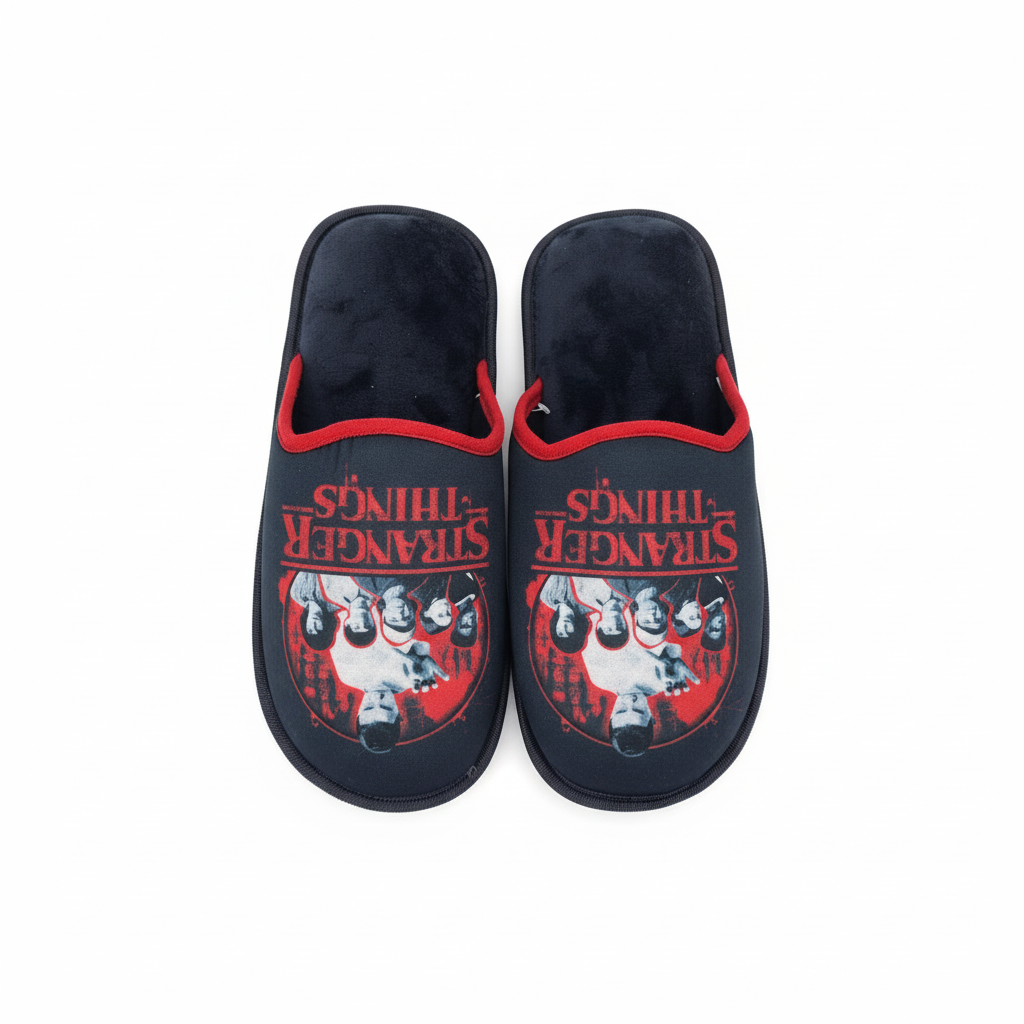 Stranger Things Slippers Top View