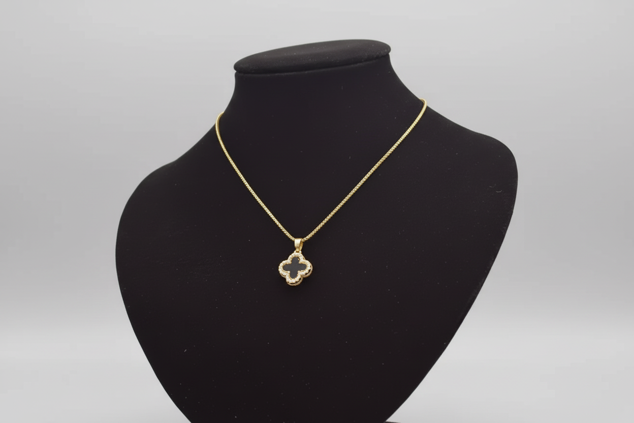 Lucky Clover Charm Necklace