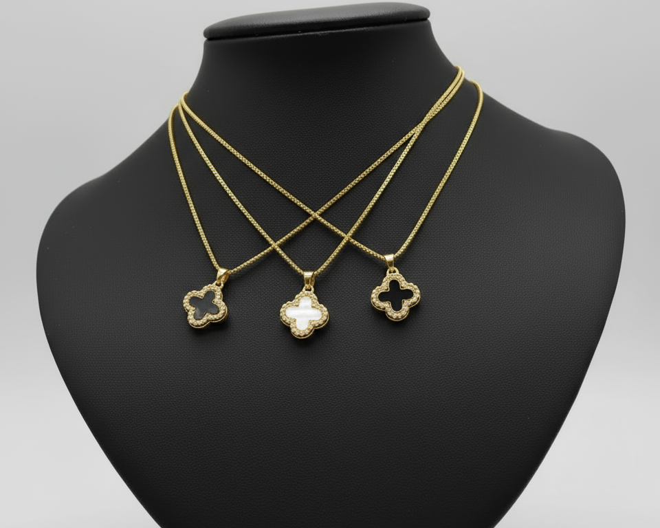 Lucky Clover Charm Necklace