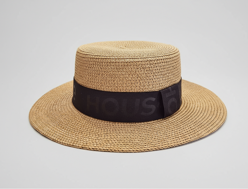 The "Sunseeker" Boater Straw Hat