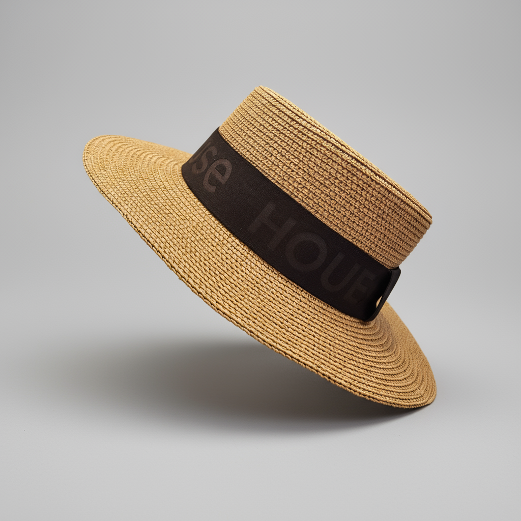 The "Sunseeker" Boater Straw Hat