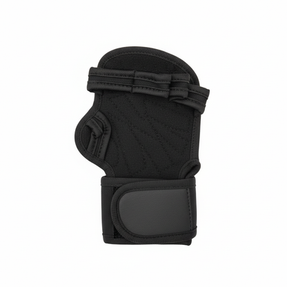 Black glove packshot - back view