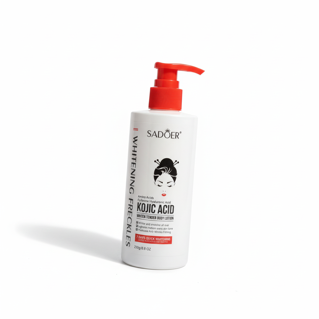 Sadoer Body Lotion - Angled View