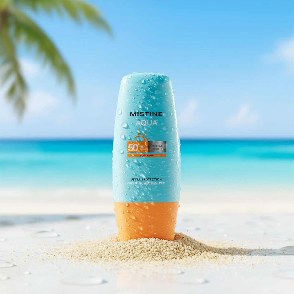 Mistine Sunscreen - Lifestyle Beach Setting