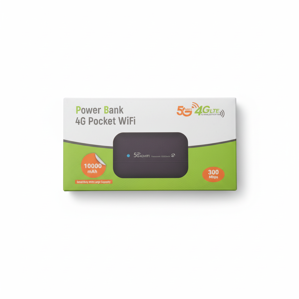 Power Bank 4G Pocket WiFi - Front Package