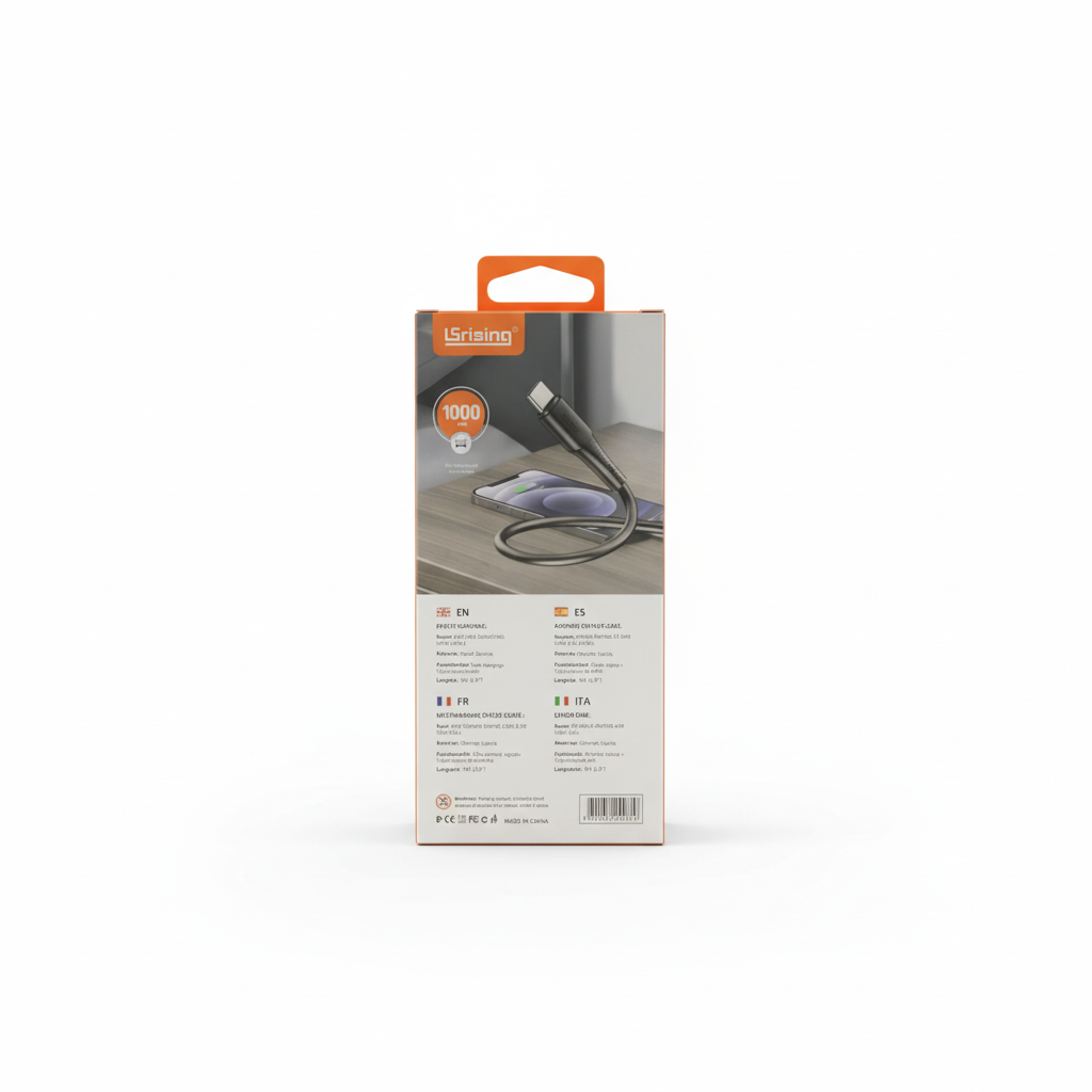 LSring Fast Charging Cable - Back Panel Specifications