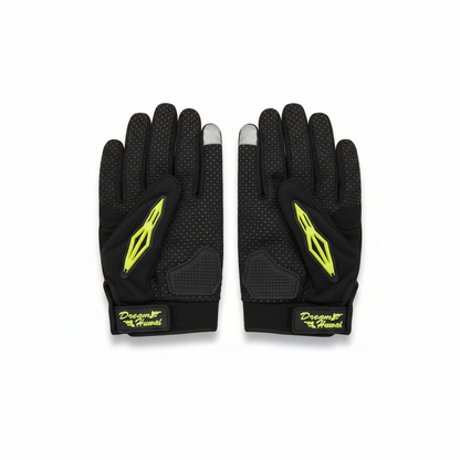 Professional packshot of motorcycle gloves
