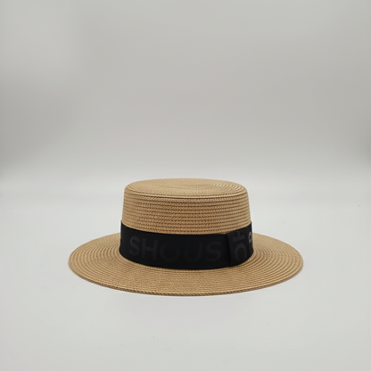 The "Sunseeker" Boater Straw Hat