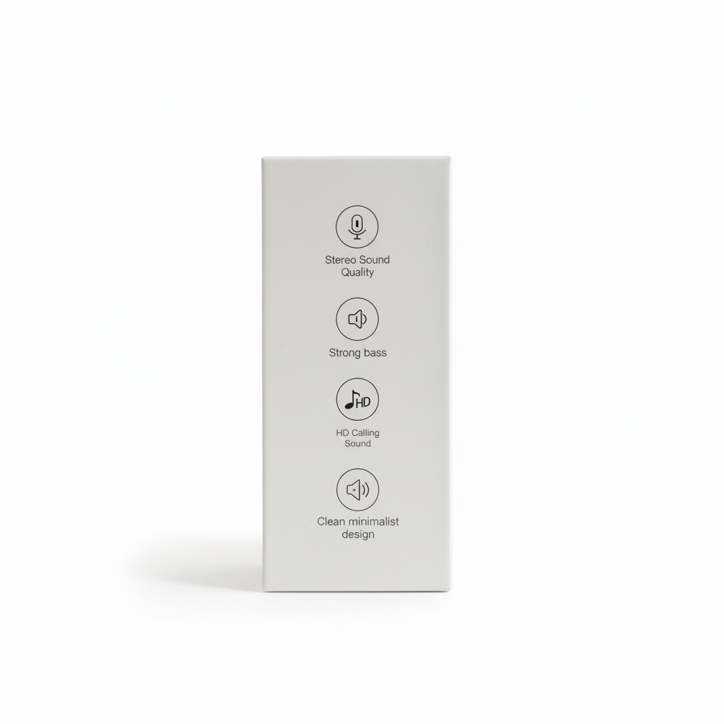 TWS Earbuds features side panel